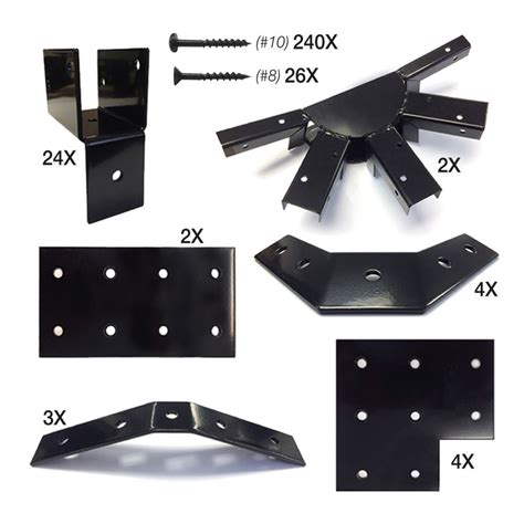 metal gazebo brackets|10x12 gazebo metal roof kit.